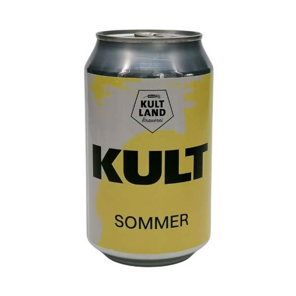 Kult Sommer Bier von der Kultland Brauerei aus der Region in der Dose bei WasRegionales