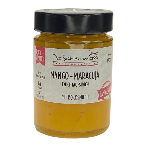 Die Schlemmerei Fruchtaufstrich Mango-Maarcuja bei WasRegionales